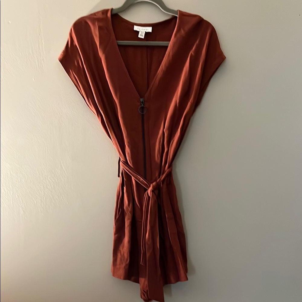 Topshop Rust Romper
